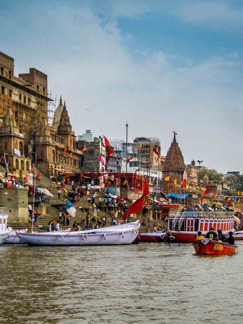 Morning boat ride in Varanasi I Beauty of Ghats  & Temples  at Banaras I Boat rides on the River Ganges, Kashi