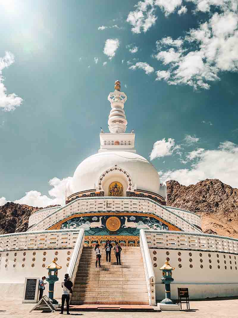 Shanti stupa in Leh & Ladakh I Shanti Stupa Face of Ladakh tourism I Symbol Of Peace I Travel Trans- Himalayas